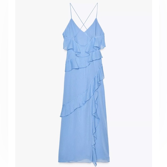 Zara Ruffled Dress ZW Collection - Picture 15 of 16